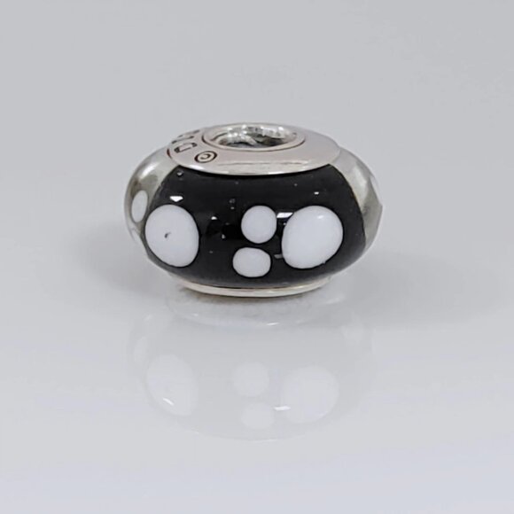 Pandora Classic Mickey Murano Charm Murano Glass Bead Charm S925 ALE - Picture 1 of 5